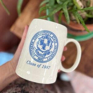 Vintage Southern Connecticut State University Class of 1987 college Mug large